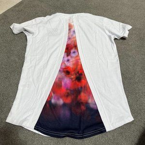 Sik Silk: NWOT Racerback Multicolored T-Shirt